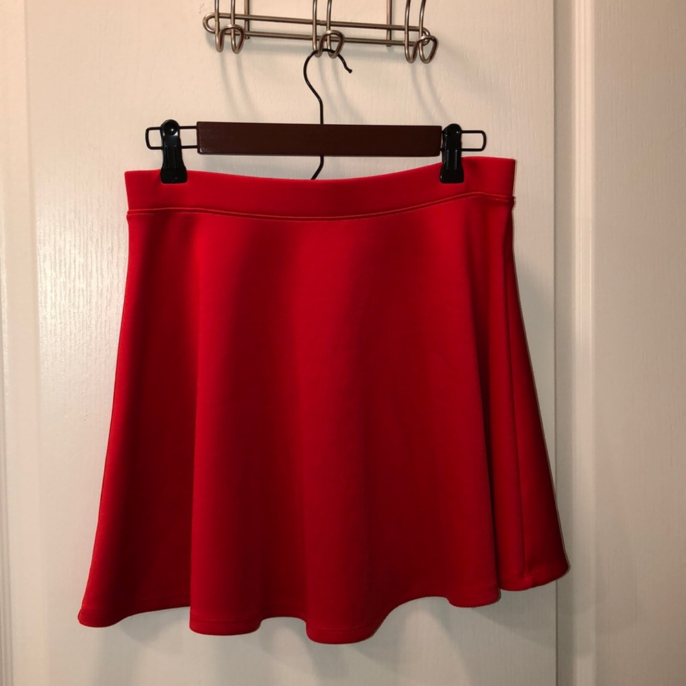 Red Mini Skirt